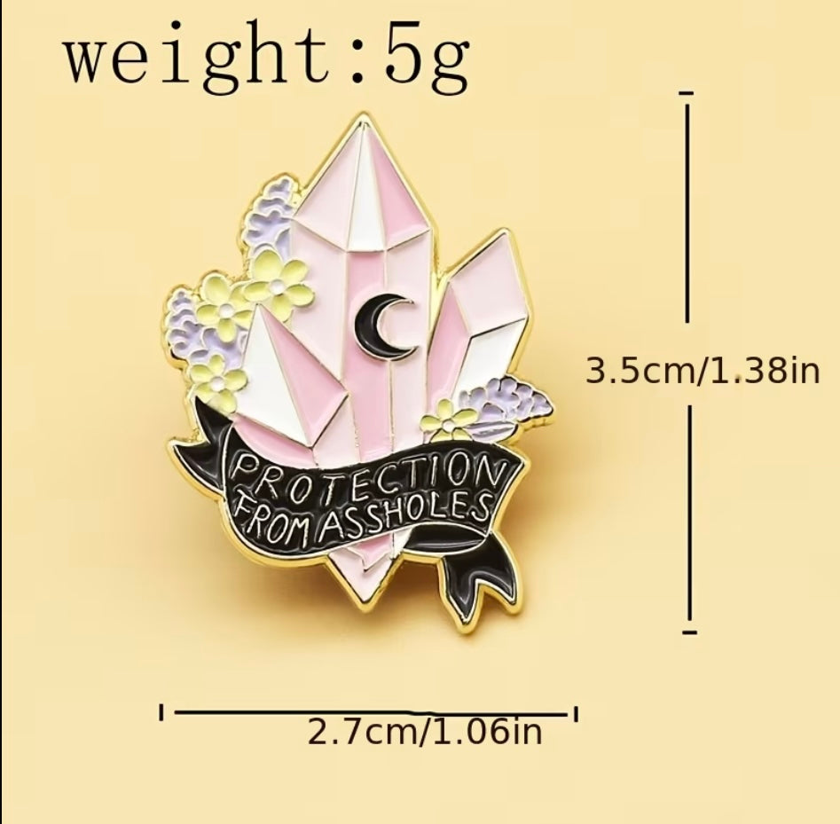 Protect Yourself Enamel Badge