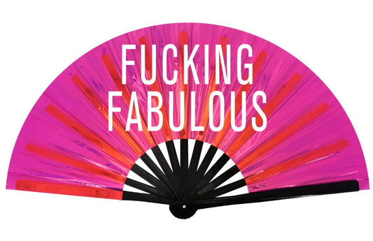 Fantastico Fucking Fabulous Pink Holo XL Fan