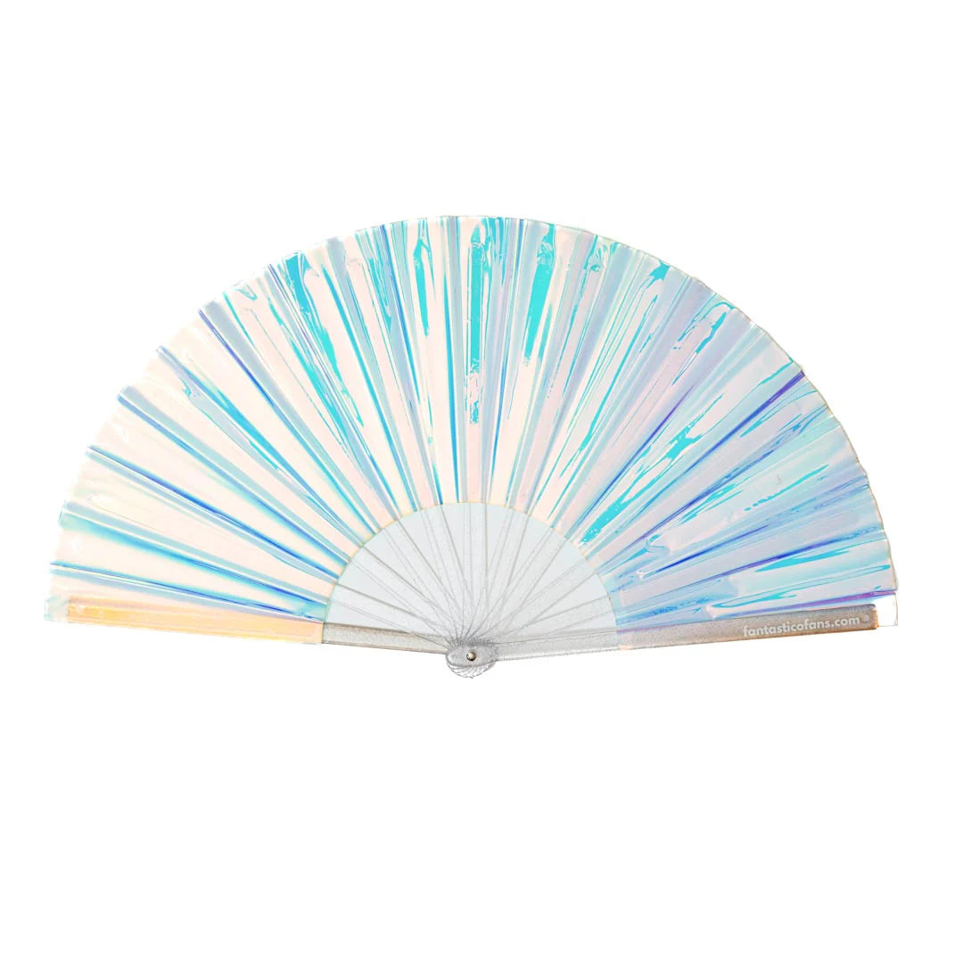 Fantastico Holographic Crystal Mermaid Mega Glitter XL Fan