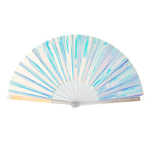 Fantastico Holographic Crystal Mermaid Mega Glitter XL Fan