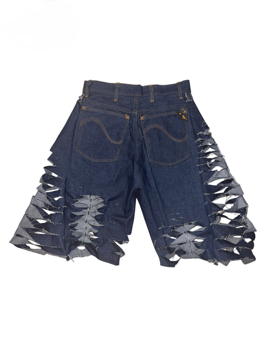 Custom denim shorts
