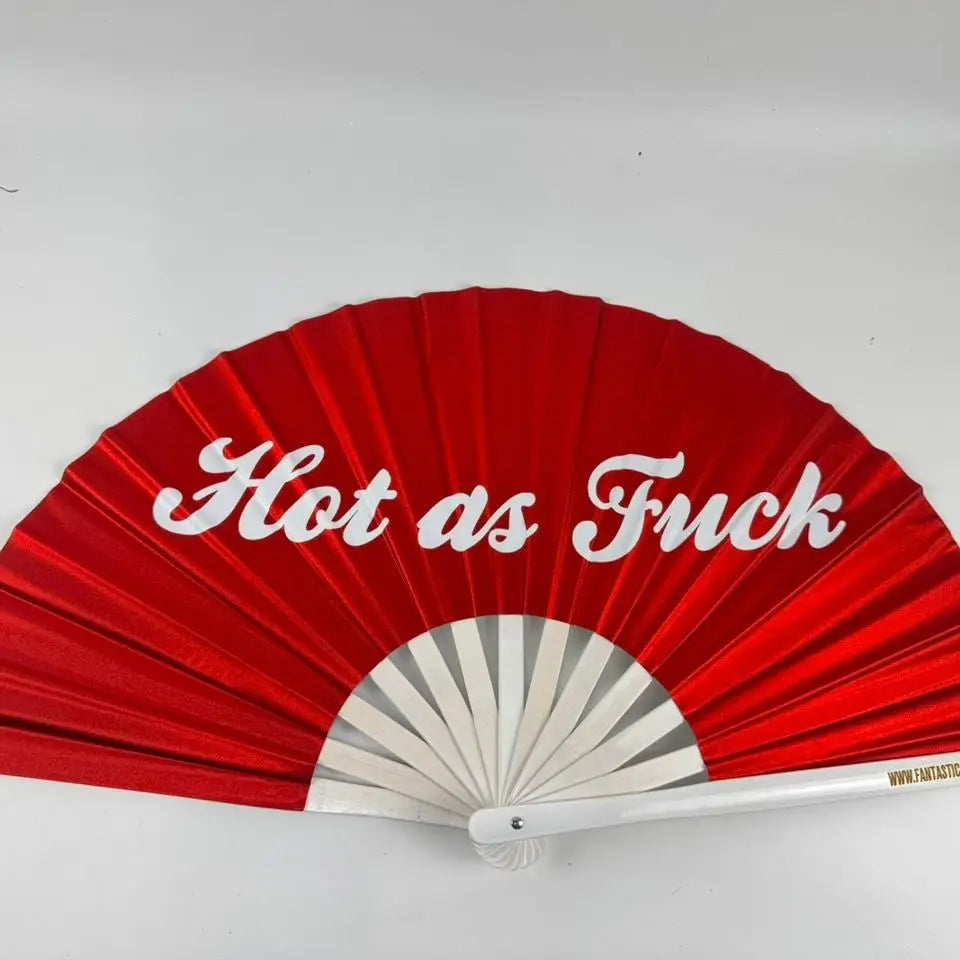 Hot As Fuck Glitter Script Xl Fan