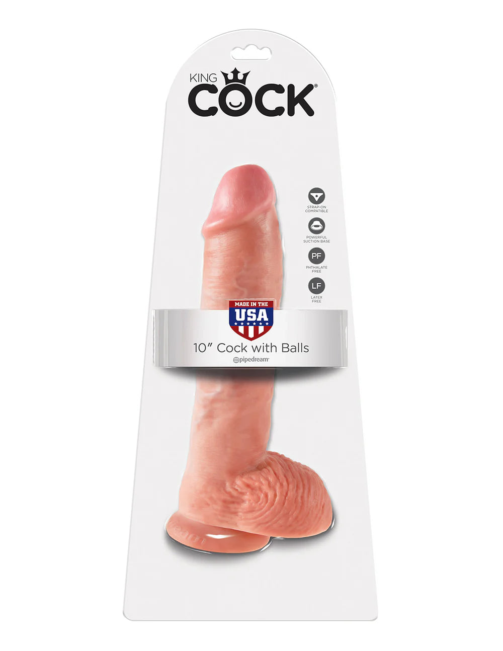 King Cock 10 Inch Cock With Balls